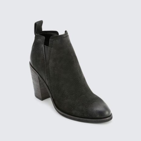 Free People Shoes - Distressed Nubuck Leather Pointy Toe Ankle Boots